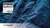 HYDROB AquaBarrier is een modern hydrofoberings- en vlekbeschermingsmiddel voor de afwerking en nabehandeling van vrijwel alle soorten textiel.